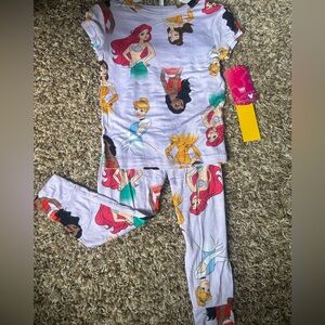 Disney Princess Character Matching Pajama Set | Size 4T